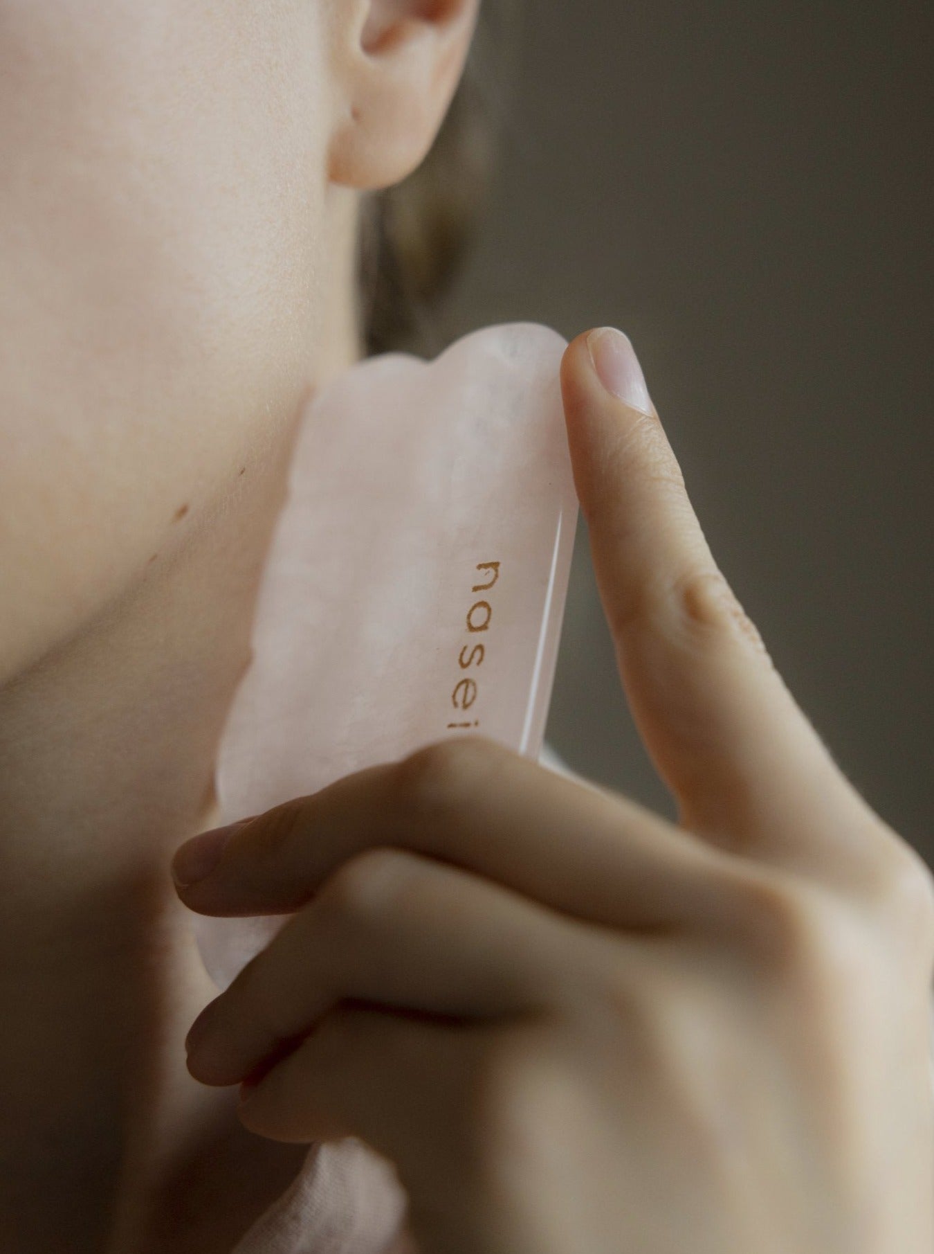 Gua Sha de cuarzo rosa - Nasei